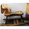Image 1 : VINTAGE DELUXE WOODEN ROCKING