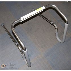 TOILET SEAT METAL SAFETY HANDLES