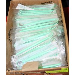 100 DISPOSABLE DENTAL MIRRORS INDIVIDUALLY PACKED