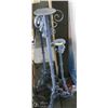 Image 1 : SET OF THREE IRON METAL CANDLE STANDS