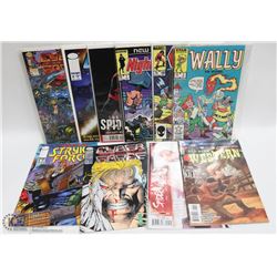 LOT OF 9 COMICS