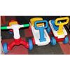 Image 1 : LOT OF 3 TODDLER RIDE ALONGS
