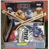 Image 1 : FLAT OF NHL & OILERS ITEMS