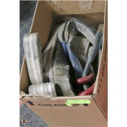 2 TOW STRAPS WITH 2 CLEVIS