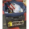 Image 1 : TOTE W/ INCOMPLETE STANLEY SOCKET SET, BOLT CUTTER