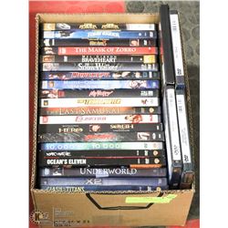 BOX W/24 ACTION DVD MOVIES