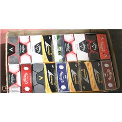 FLAT OF CALLAWAY RECLAIMED GOLF BALLS