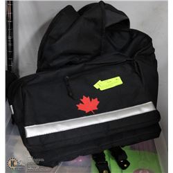NEW SET OF CANADIAN MAPLE LEAF SADDLE BAGS