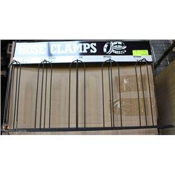 LOOP-CLAMP STOCKHOLDER WITH 5 RODS FOR DISPLAY