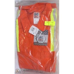 BIG BILL ORANGE WORKSUIT W/ EFLECTIVE STRIPES