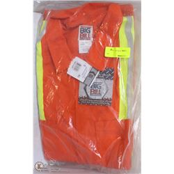 BIG BILL ORANGE WORKSUIT W/ EFLECTIVE STRIPES