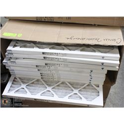 BOX OF 12 AIR FILTERS 21.5" x 23.25"