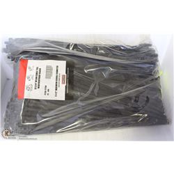 BAG OF 500 13 3/4" NYLON CABLE TIES (BLACK)