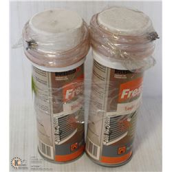 LOT OF 2 355ML CANS OF FRESH INDOOR COIL CLEANER
