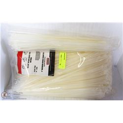 BAG OF 1000 14 5/8"  WHITE CABLE TIES