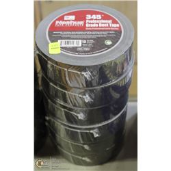 LOT OF 6 ROLLS OF 12MM HEAVY DUTY DUCT TAPE
