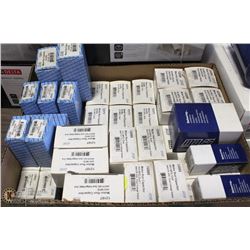 BOX OF ASSORTED MOTOR RUN CAPACITORS