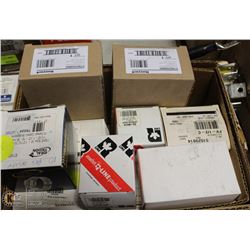 BOX WITH THERMOSTATS HOSE CLAMPS AND MORE