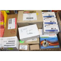 BOX WITH GAS VALVES, TRANSFORMERS AND MORE