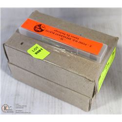 CASE OF 20 PACKS OF 8 POINT H.D. BREAKAWAY BLADES