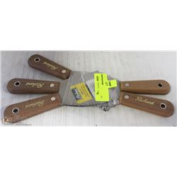 LOT OF 5 WALL SCRAPERS