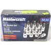Image 1 : NEW MASTERCRAFT 14 PC 3/8" DRIVE METRIC  BIT SOCKET