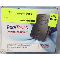 LOT OF 3 TOTAL TOUCH OUTDOOR WIRELESS TEMPERATURE