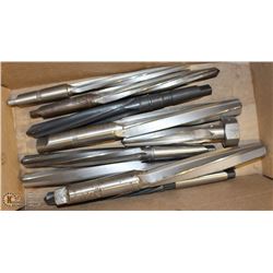 LARGE BOX OF 9  ASSORTED LARGE SIZE REAMERS