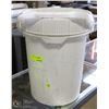 Image 1 : GALLON WHITE MIXING PAIL & BAG OF CHEMICAL