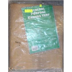 NEW 11'6" X 15' 6" CANVAS TARP