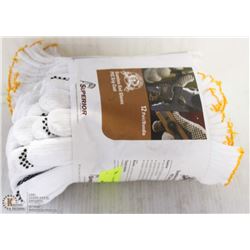 BUNDLE OF 12 PVC SEAMLESS KNIT GLOVES