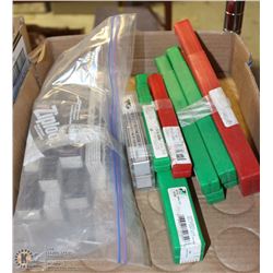 FLAT OF NEW DRILL BITS