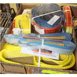 FLAT WITH ASSORTED SIZE SLINGS