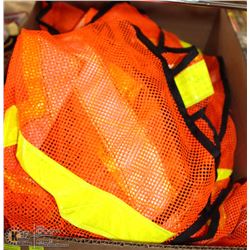 BOX OF HI-VIS VESTS