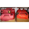 Image 1 : LOT OF 6 GAS CANS