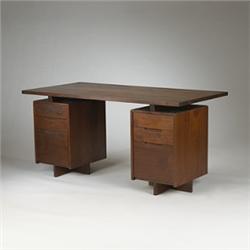 George Nakashima Double Pedestal desk