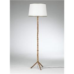 Jacques Adnet Bamboo floor lamp