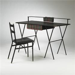 Jacques Adnet desk and chair