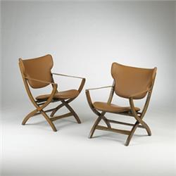 Poul Hundevad chairs, pair