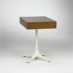George Nelson & Associates Pedestal End Tabl