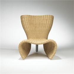 Marc Newson Wicker chair and lounge