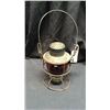Image 1 : Adlake Pennsylvania Railroad Lantern Red globe
