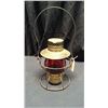 Image 1 : Handlan No Pac Railroad Lantern Red globe