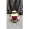 Image 1 : Handlan Pennsylvania Railroad Lantern Red CNX globe St. Louis