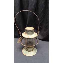 Deitz Bell Bottom Lantern Clear globe marked with Vulc N New York with  worn out dietz marking