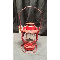 Deitz Vesta Lantern Marked RDG. Co. Trans dept Clear CNX globe marked Dietz vesta New York  USA