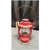Image 1 : Deitz Vesta Lantern Marked RDG. Co. Trans dept Clear CNX globe marked Dietz vesta New York  USA