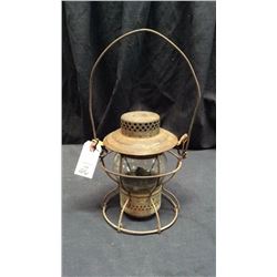 Hanland Pennsylvania Rr Lantern Clear globe marked with a raised K