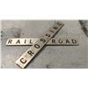 Image 1 : Aluminum Railroad Crossing Sign Each Sign is 6ft x 9''