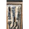 Image 2 : Early Wrench Collection 14pc Mounted On Board